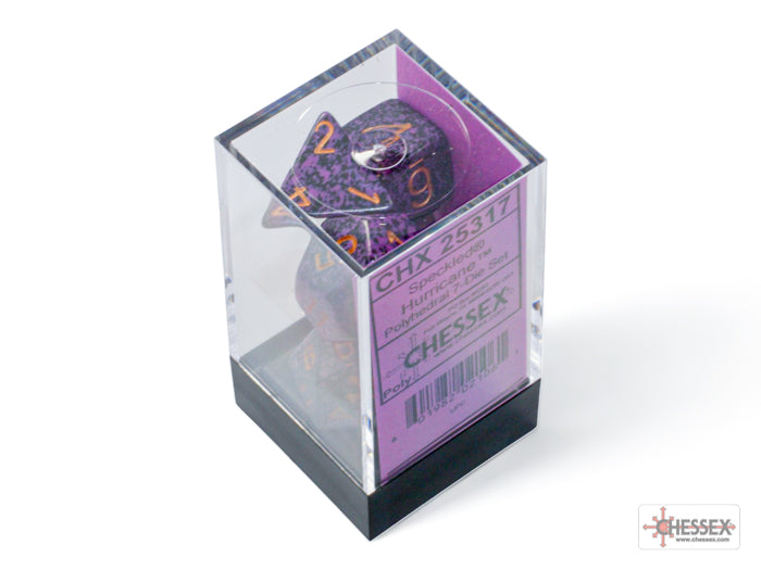 Chessex - Speckled Polyhedral 7 Dice Set - Hurricane