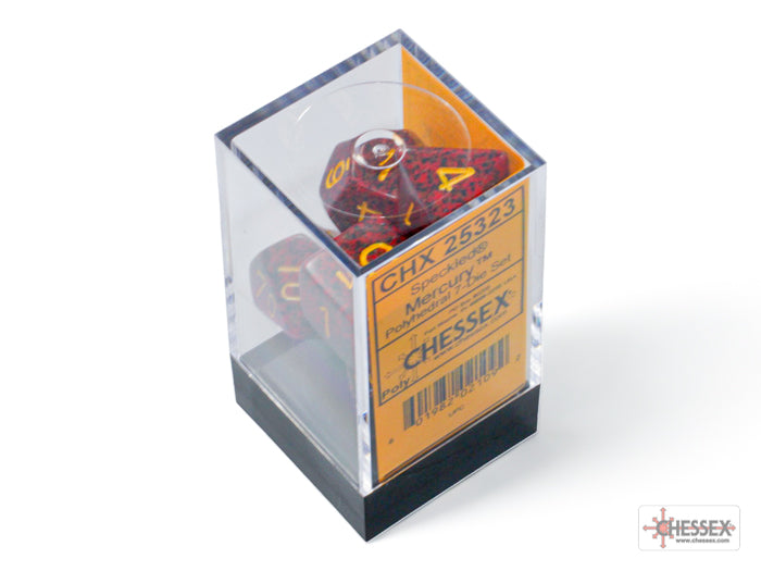 Chessex - Speckled Polyhedral 7 Dice Set - Mercury