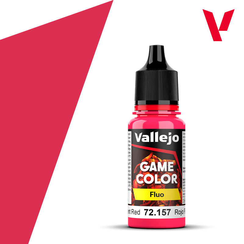 AV Vallejo Game Color 18ml - Fluorescent Red