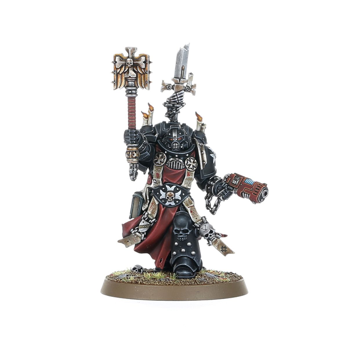 Black Templars: Chaplain Grimaldus & Retinue