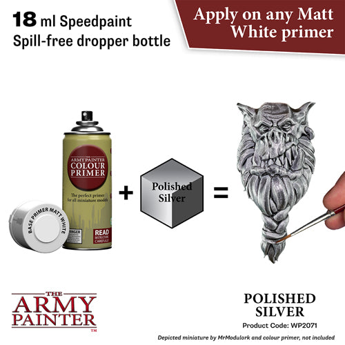 The Army Painter - Speedpaint 2.0 Metallic - Polished Silver