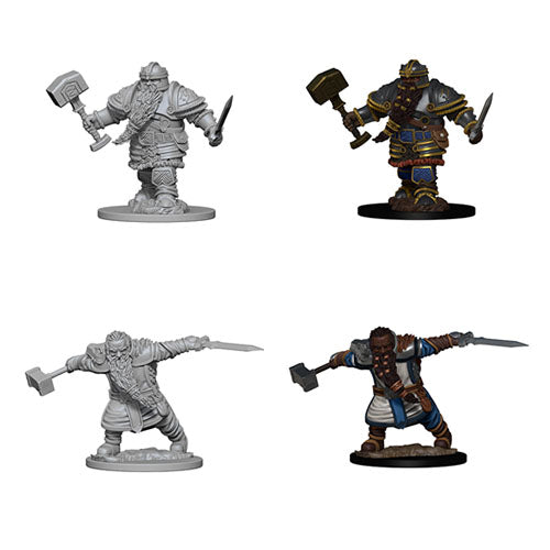 D&D Nolzur's Marvelous Miniatures: Dwarf Male Fighter