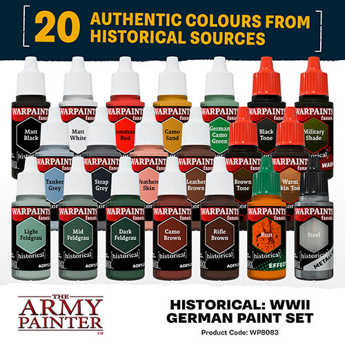 The Army Painter - Historical WWII German Paint Set