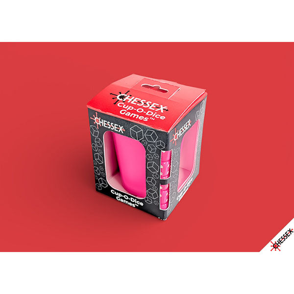 Chessex - Cup-O-Dice Games - Neon Pink