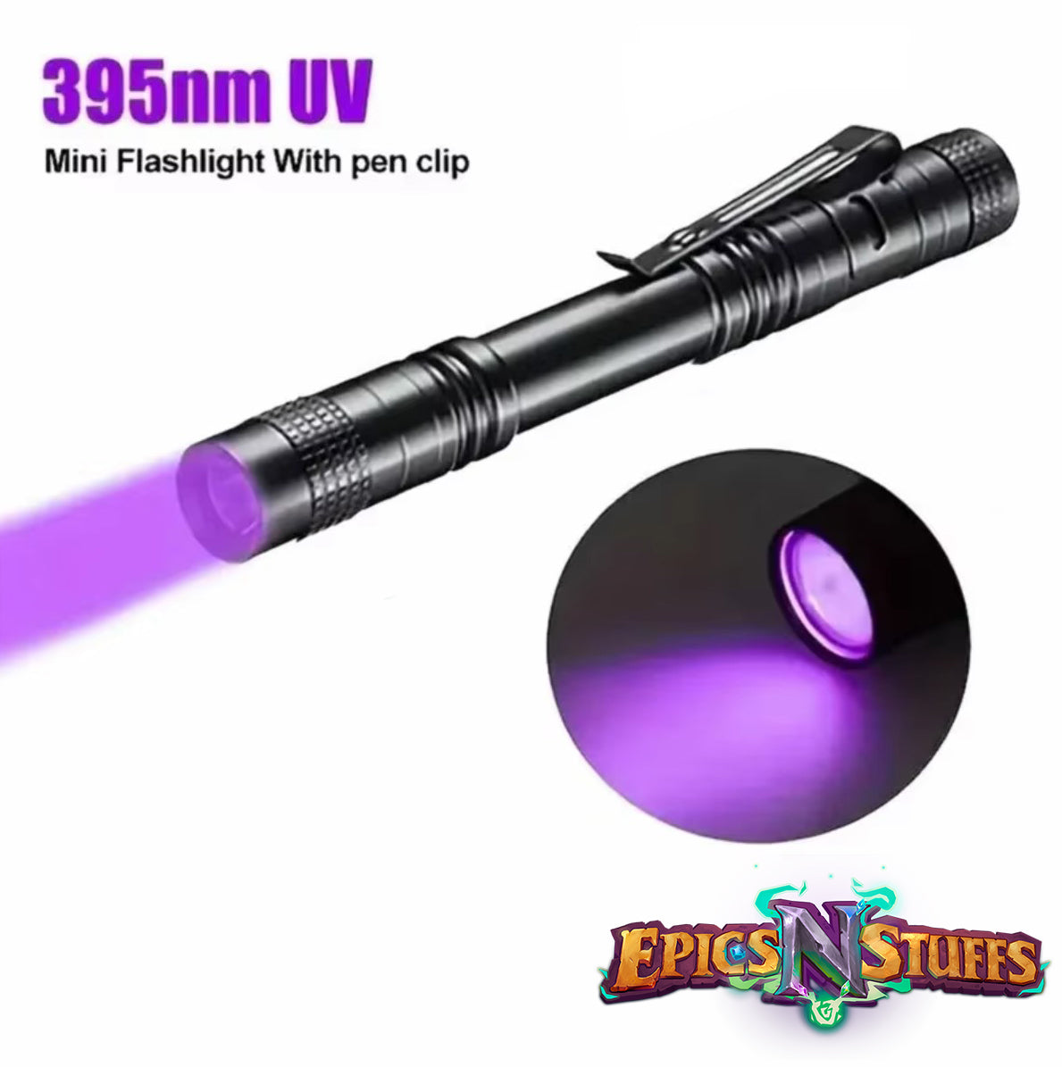 Mini handheld UV Flashlight 365nm Ultraviolet Torch