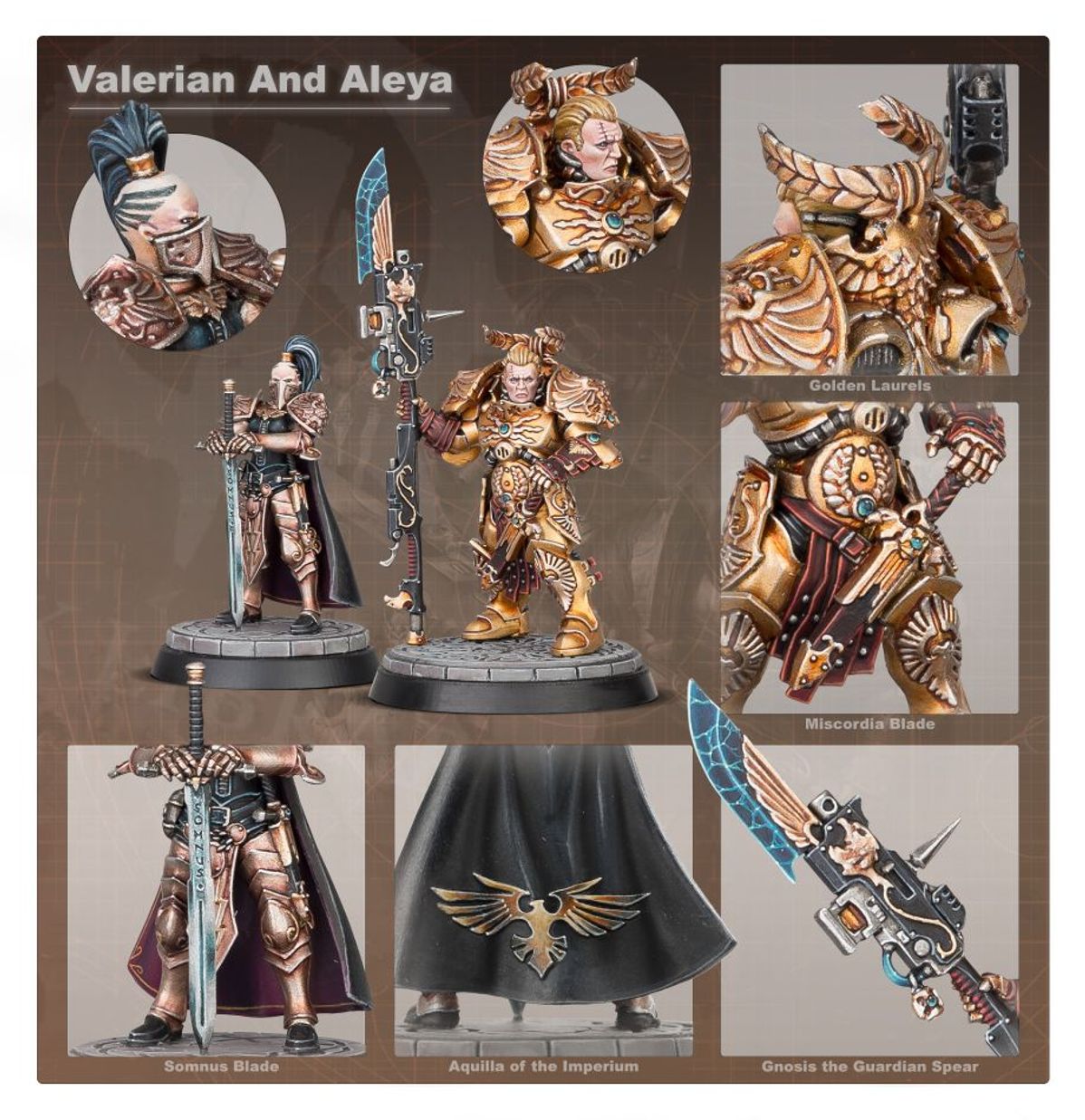 Adeptus Custodes: Talons of the Emperor: Valerian and Aleya