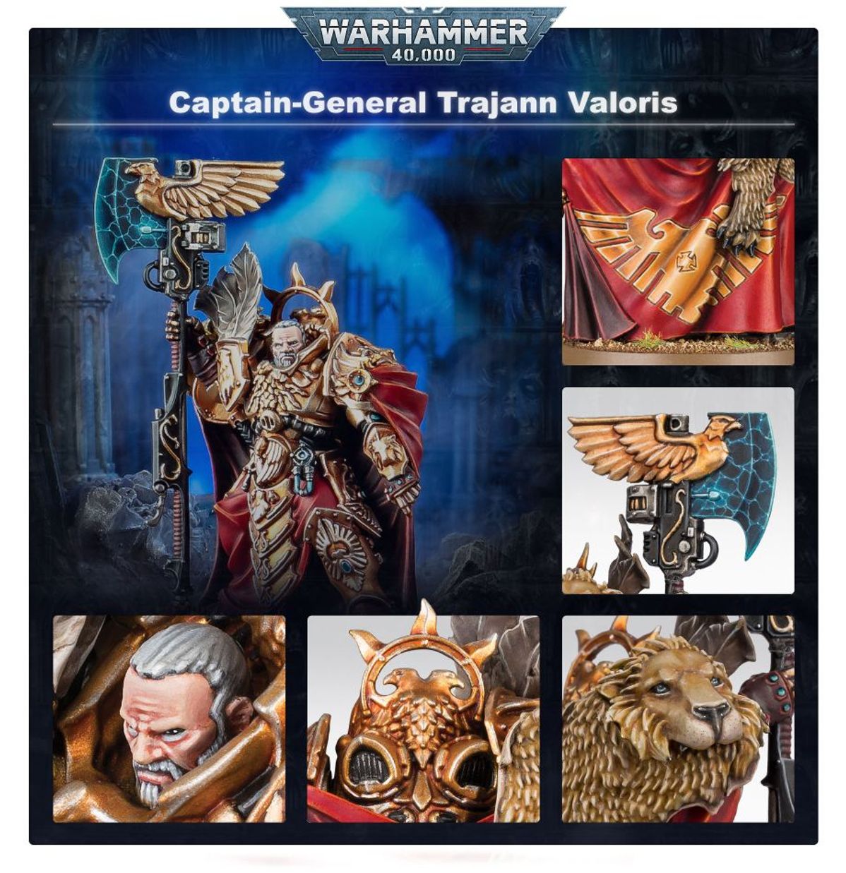 Adeptus Custodes: Captain-General Trajann Valoris
