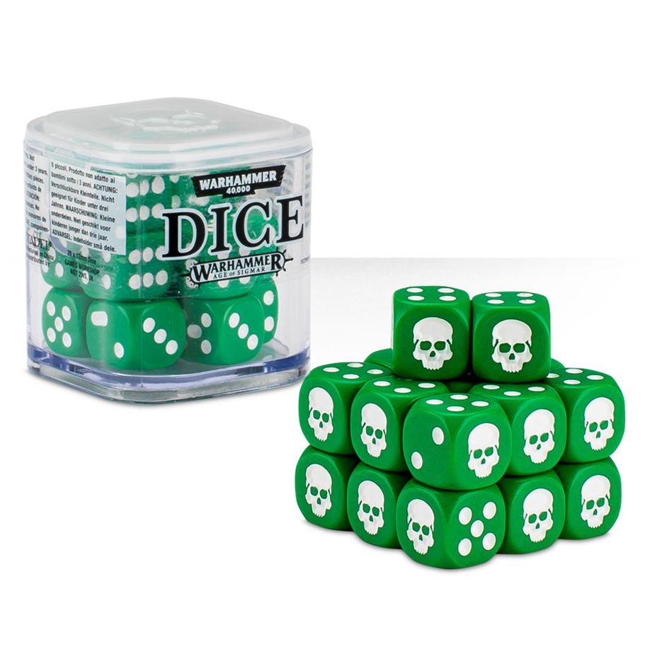 Warhammer: Dice Cube Green