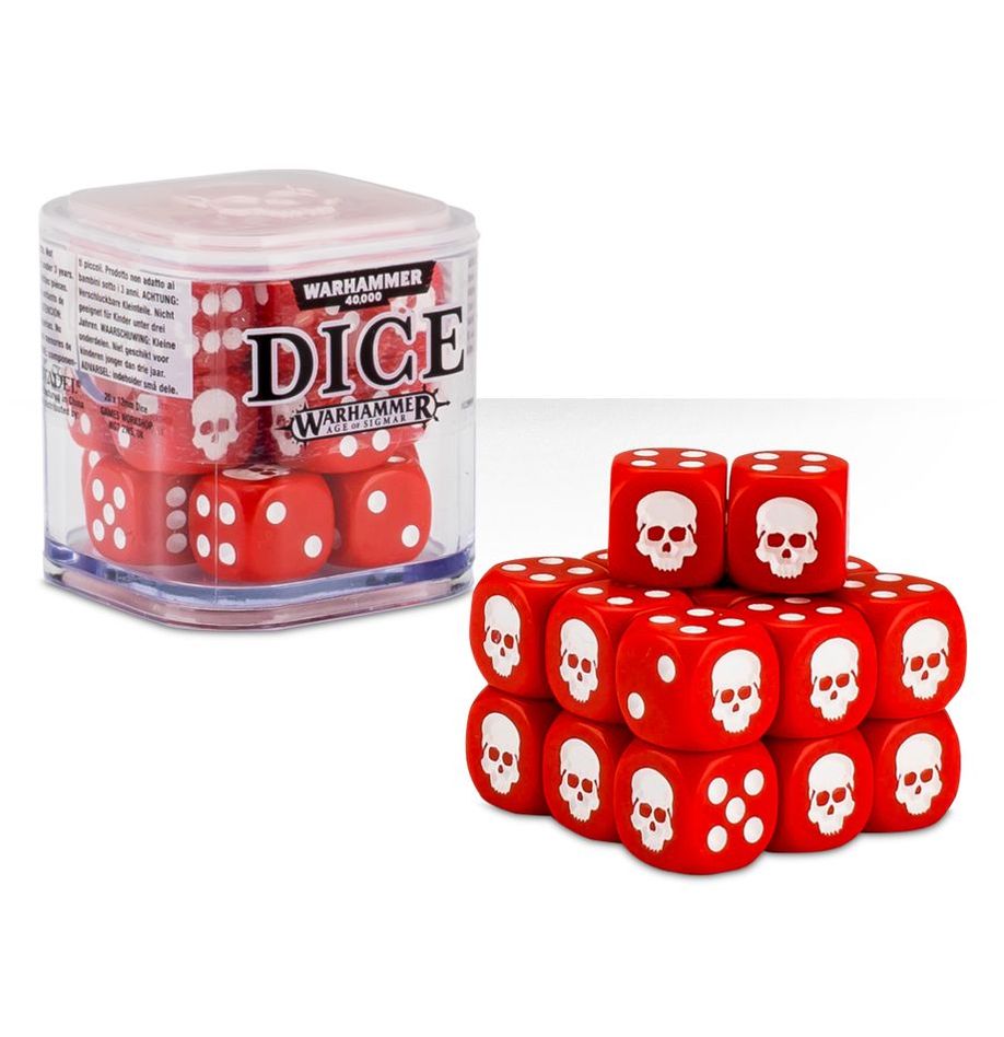 Warhammer: Dice Cube Red