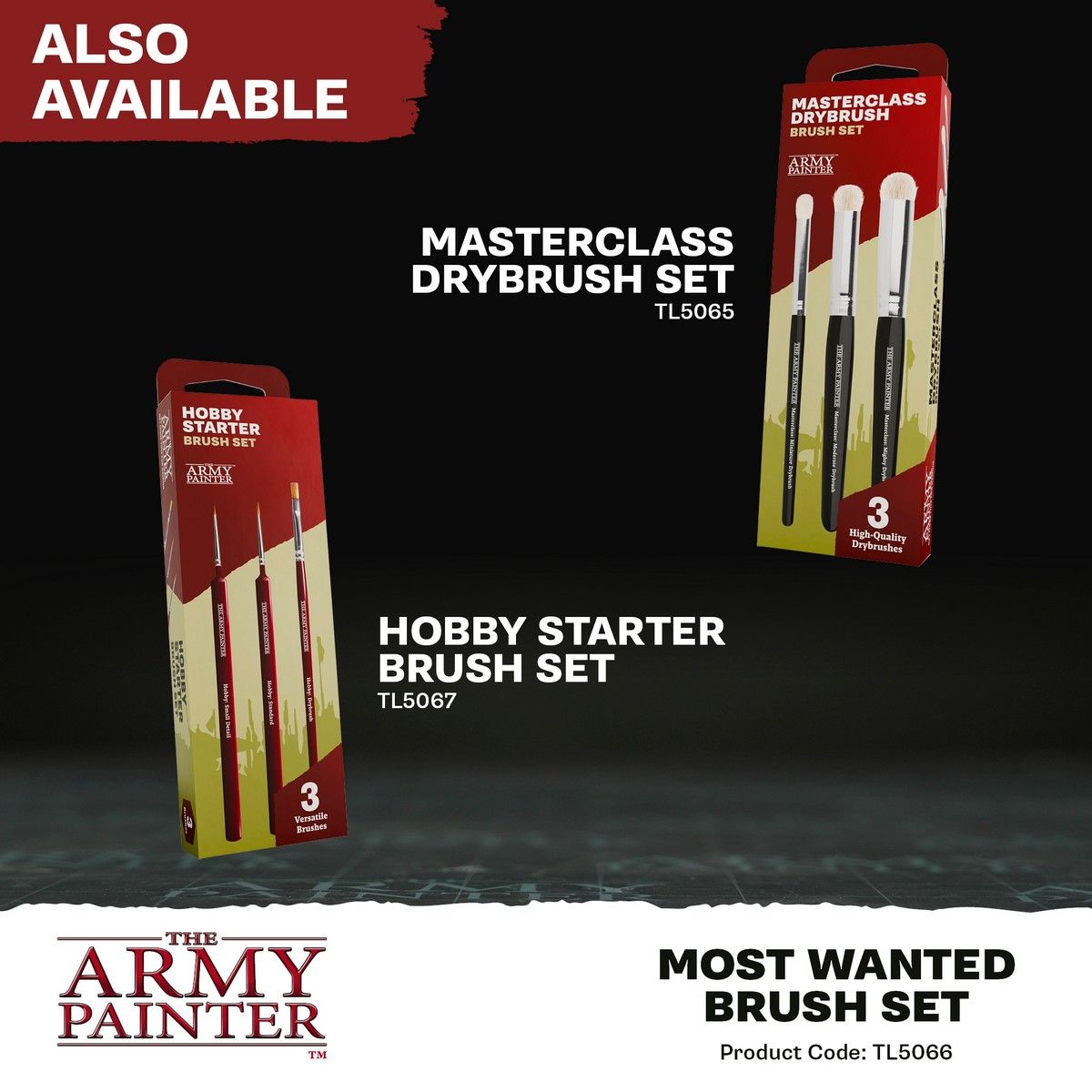 The Army Painter - Most Wanted Brush Set