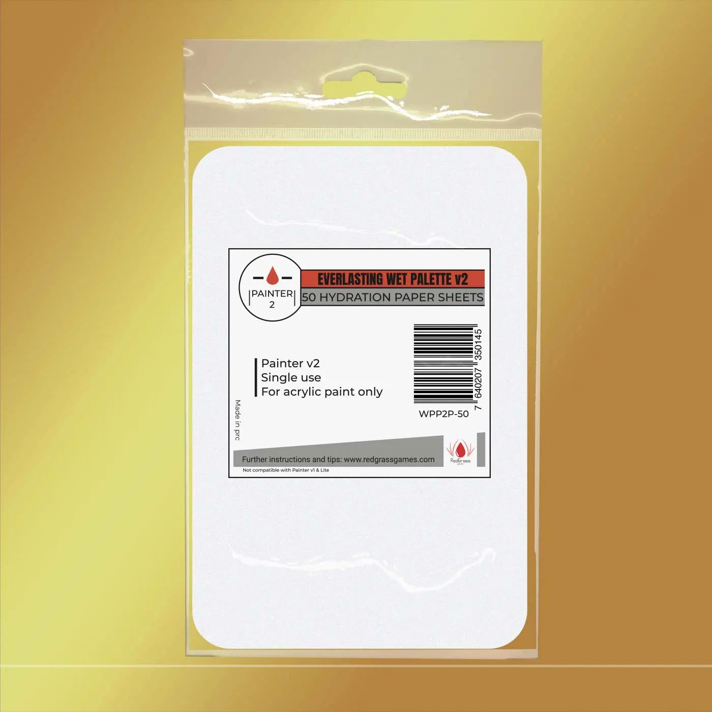 Redgrass Games - 50 x Hydration Paper sheets for Painter v2