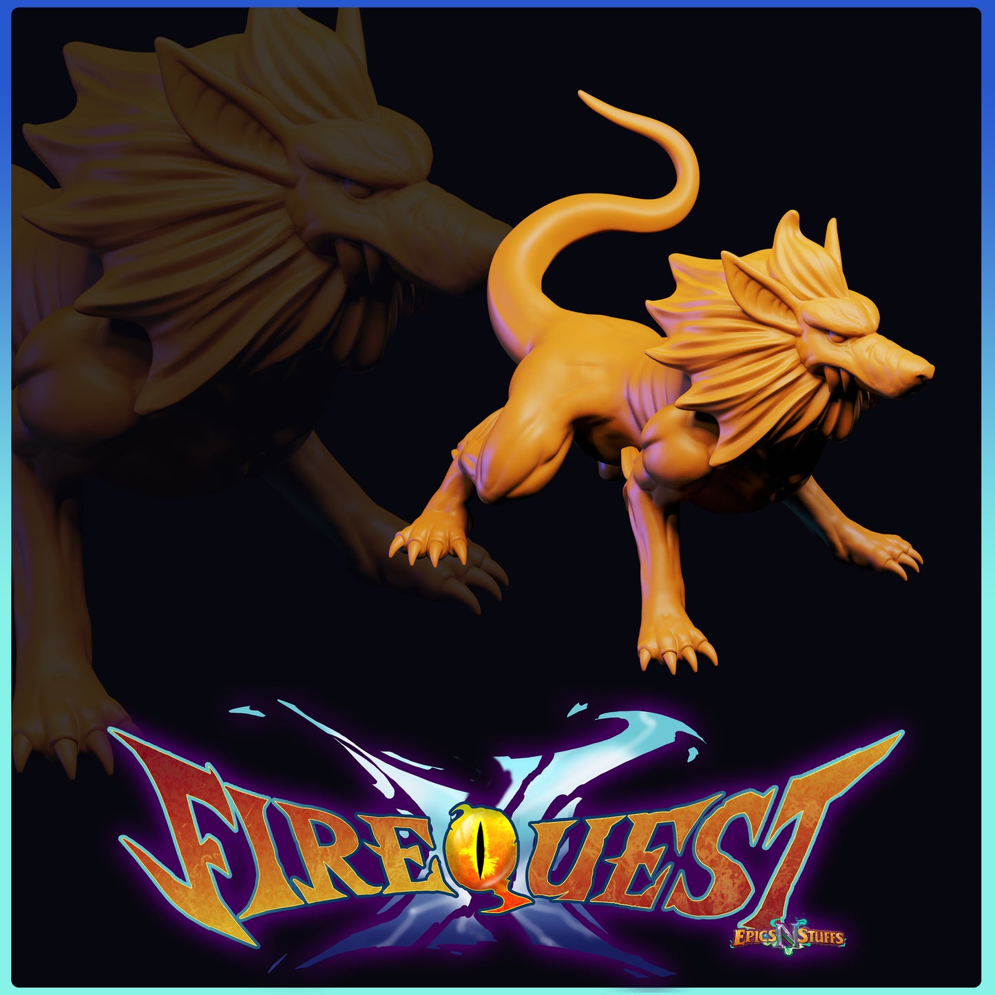 Curr - Breath of Fire III, 3D Printed Resin Miniature