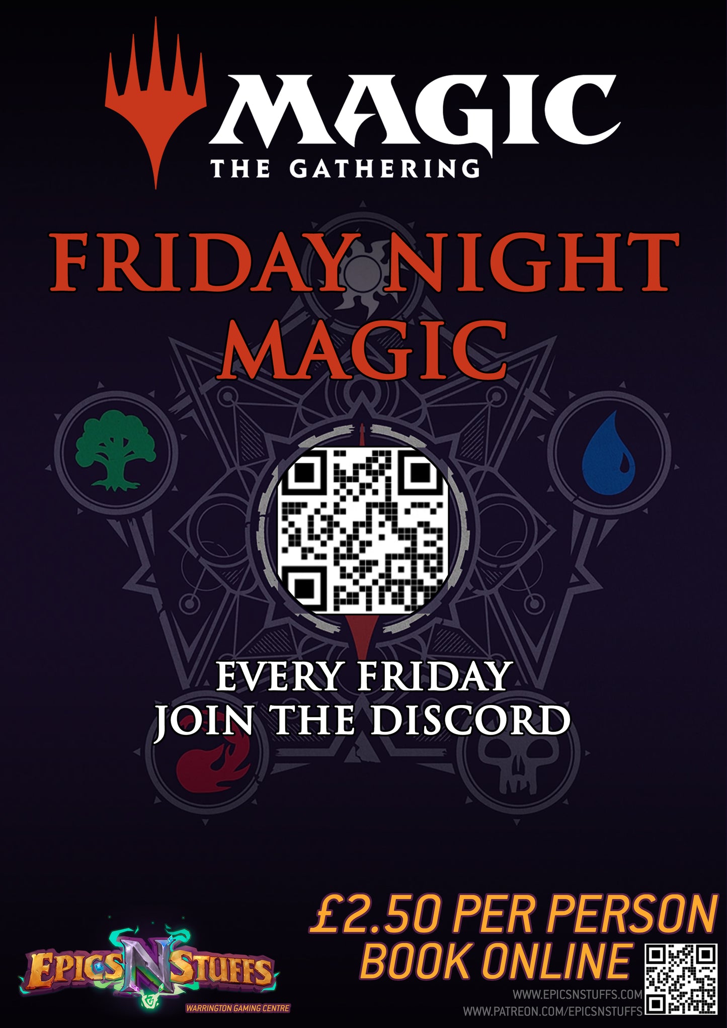 Friday Night Magic Table Cost x1 Person