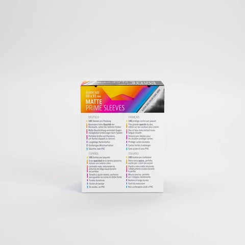 Gamegenic Matte Prime Sleeves White 66x91 (100 ct.)