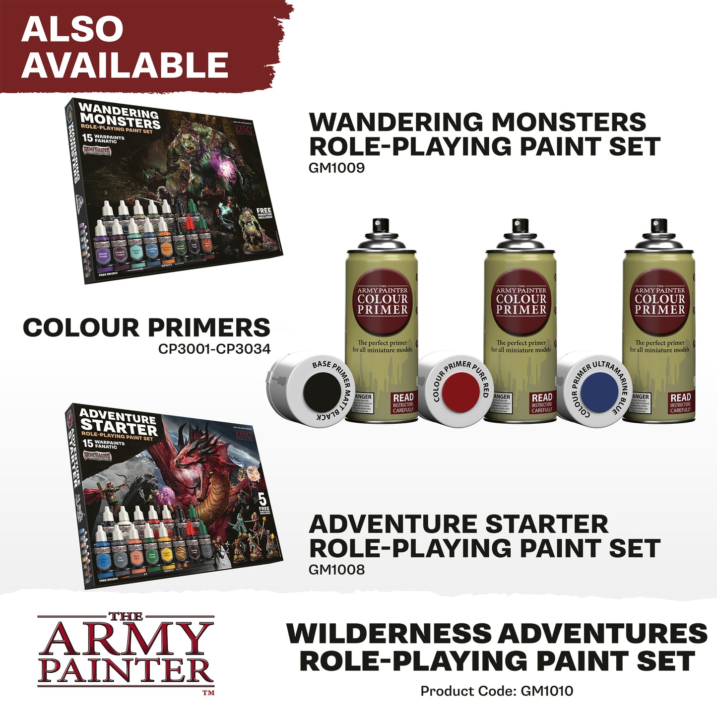 The Army Painter - Wilderness Adventures Role Playing Paint Set