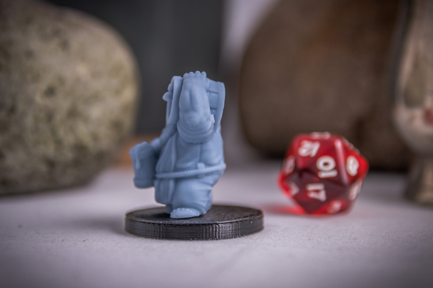 Dwarven Barkeep, 3D Printed Resin Miniature