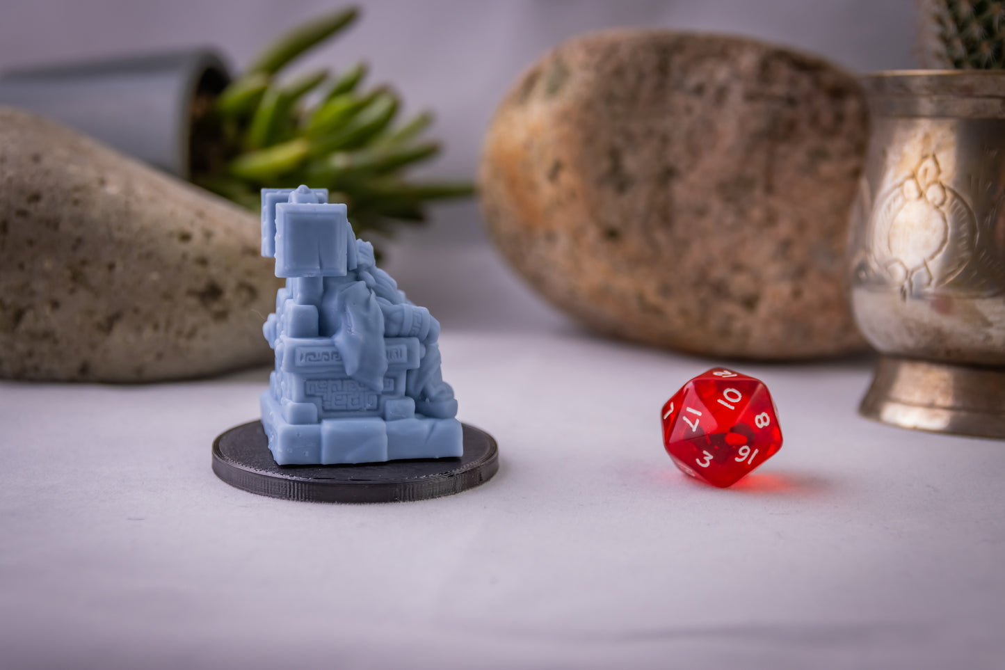 Dwarven King, 3D Printed Resin Miniature