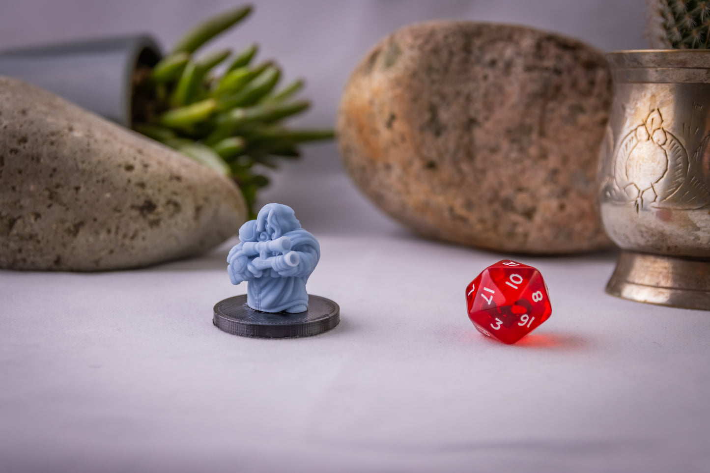 Dwarven Female Ranger, 3D Printed Resin Miniature