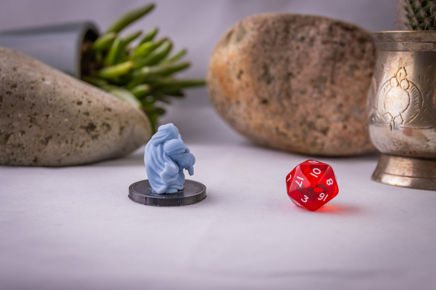 Dwarven Female Ranger, 3D Printed Resin Miniature