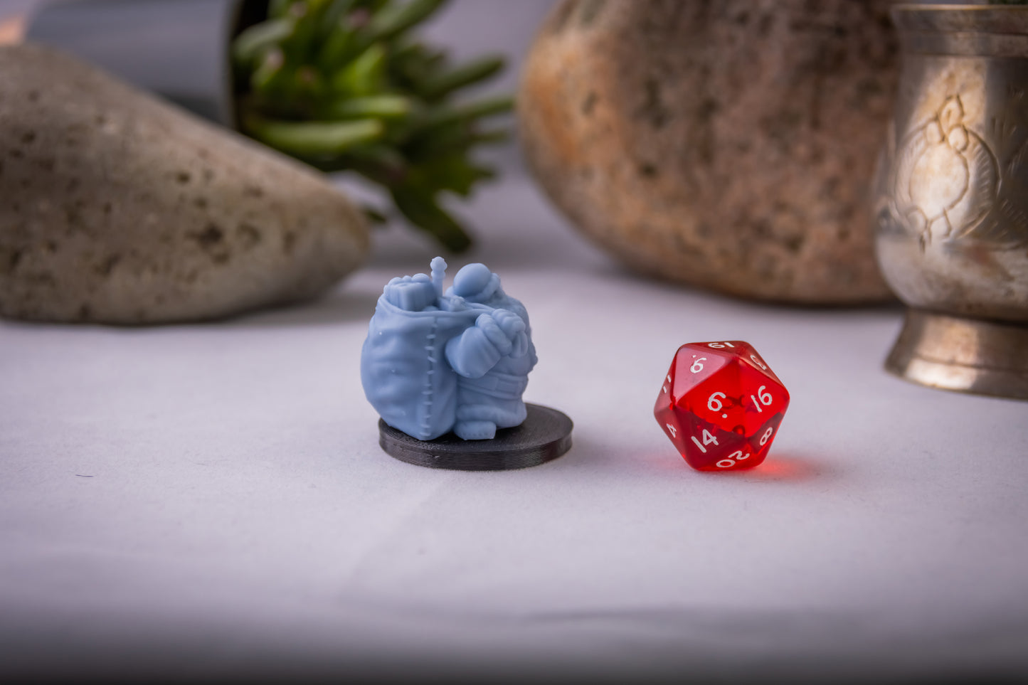 Dwarven Santa, 3D Printed Resin Miniature