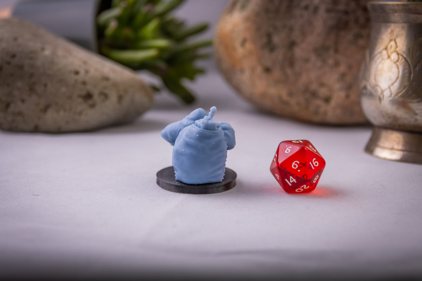 Dwarven Santa, 3D Printed Resin Miniature