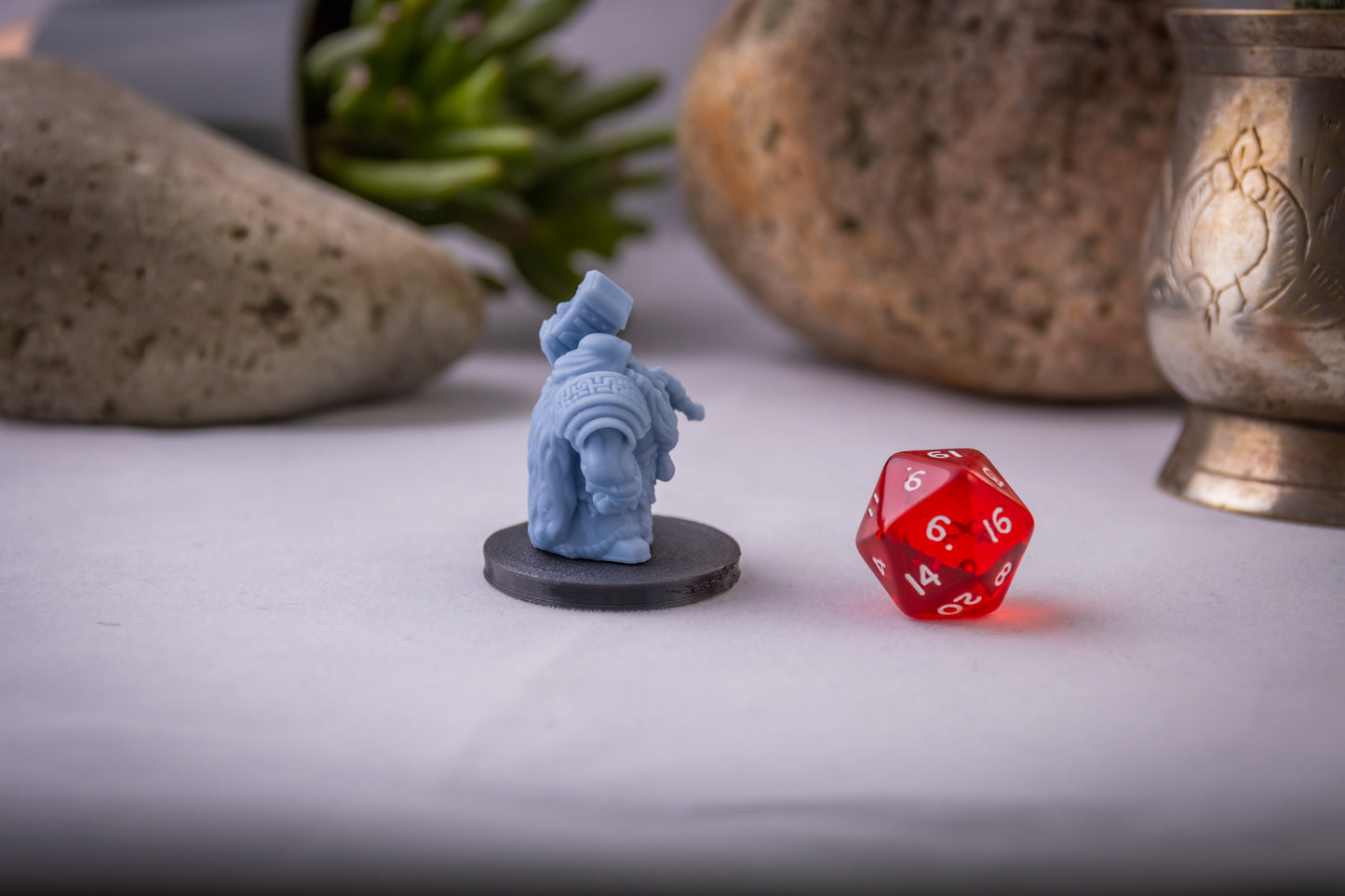 Dwarven Guardian, 3D Printed Resin Miniature
