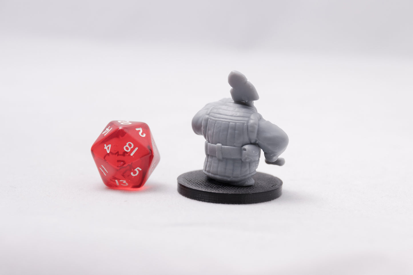 Dwarven Gravedigger, 3D Printed Resin Miniature