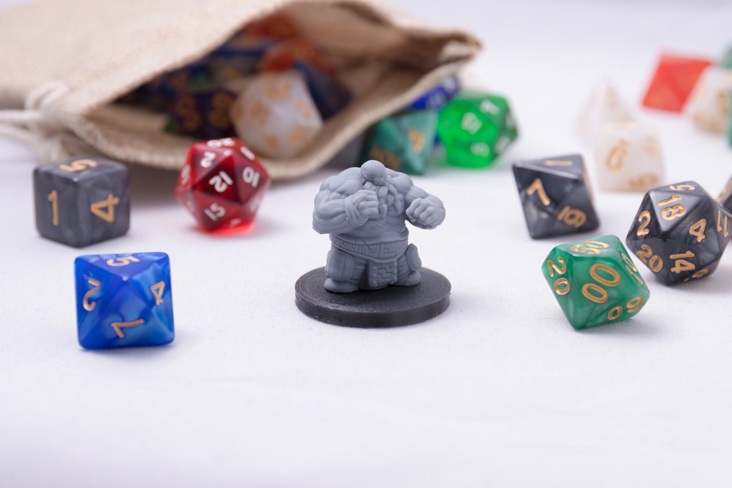 Dwarven Brawler, 3D Printed Resin Miniature