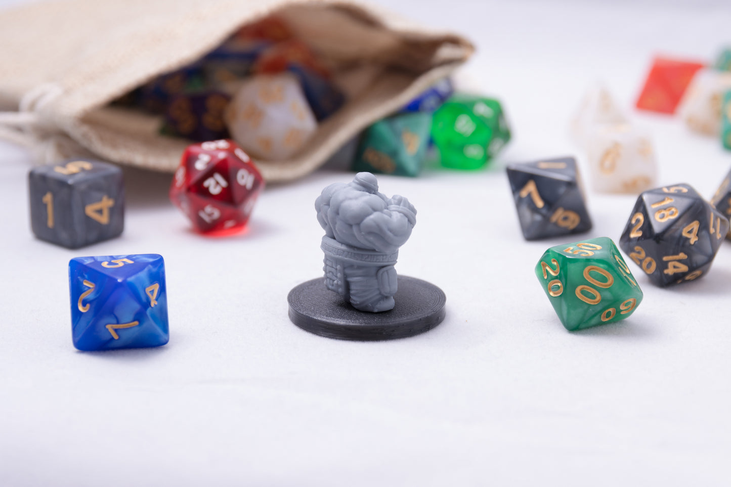 Dwarven Brawler, 3D Printed Resin Miniature