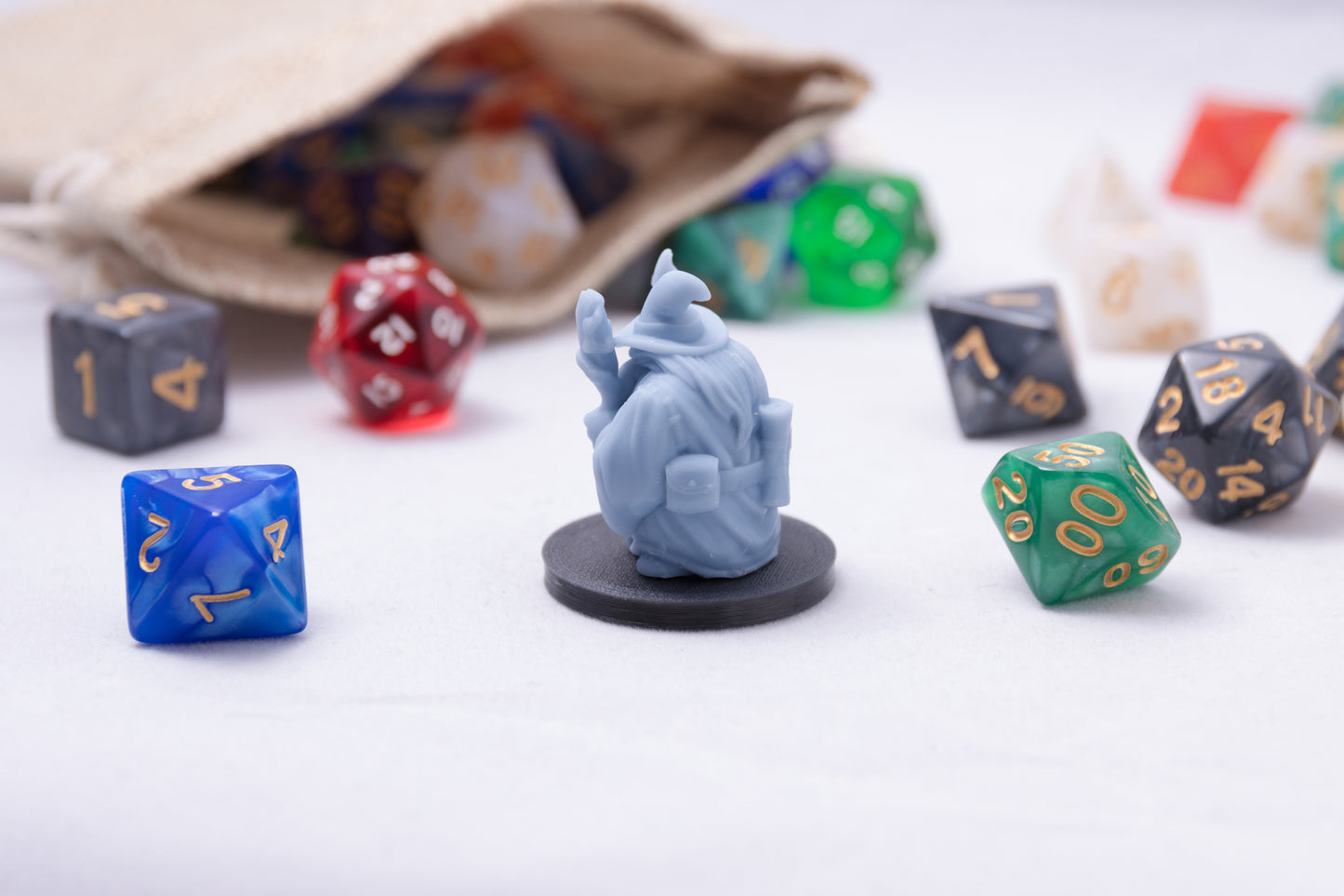 Dwarven Wizard, 3D Printed Resin Miniature