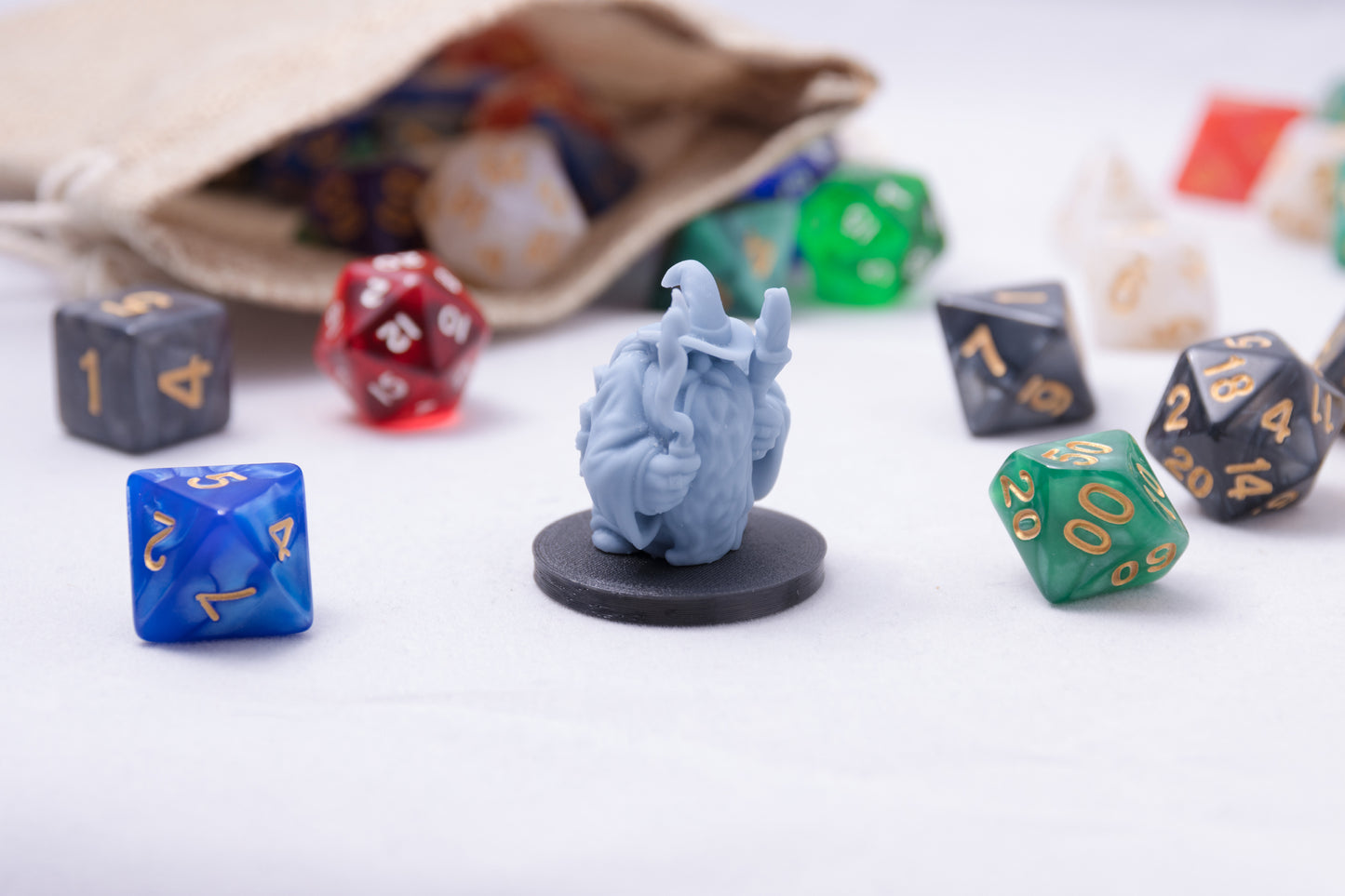 Dwarven Wizard, 3D Printed Resin Miniature