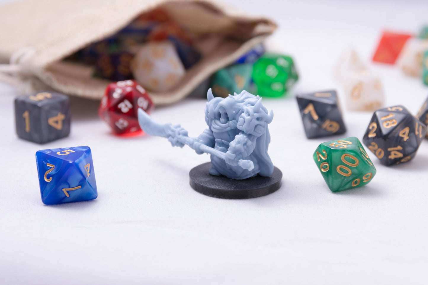 Dwarven Death Knight, 3D Printed Resin Miniature