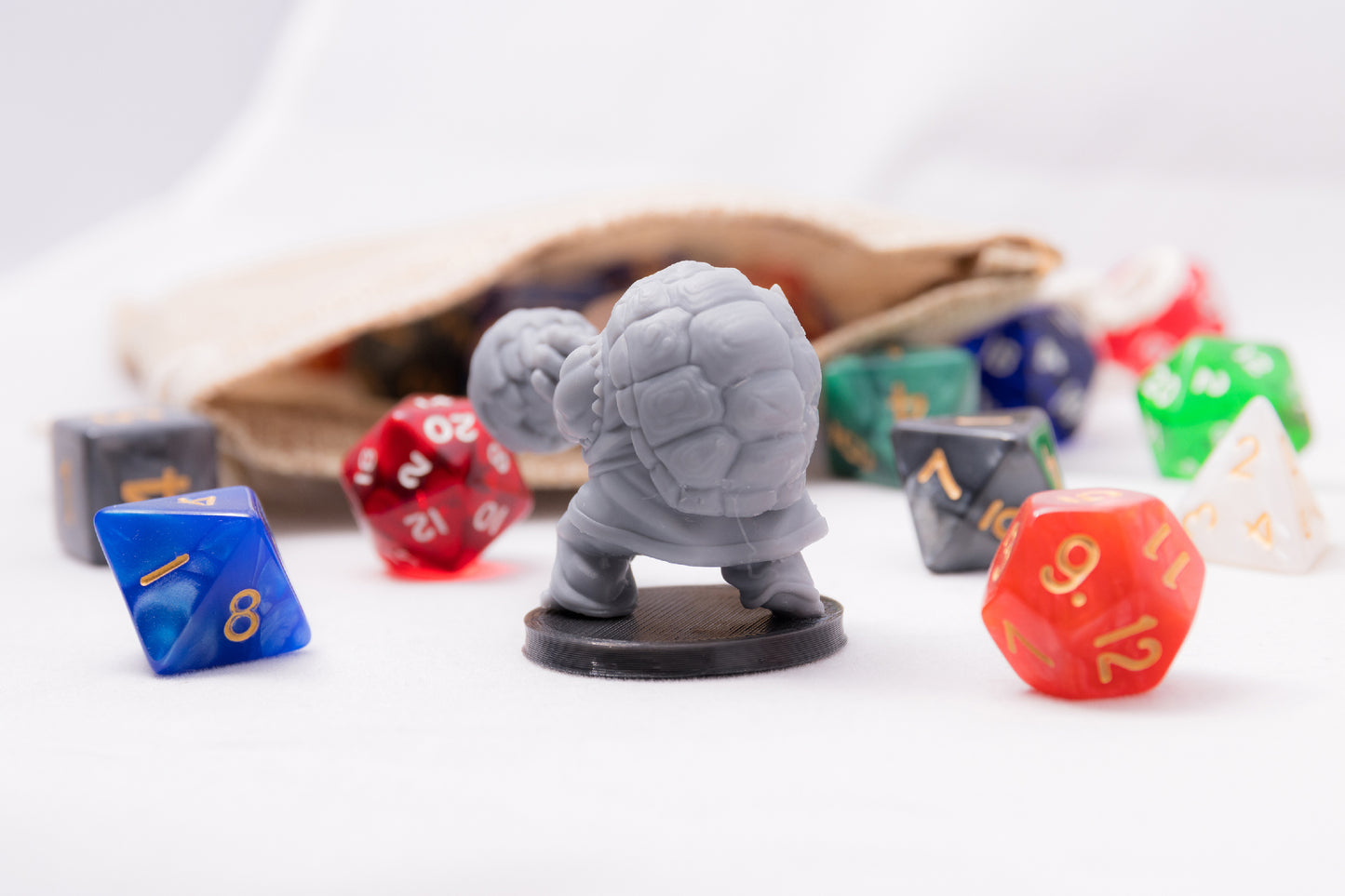 Master Monk Tortle, 3D Printed Resin Miniature