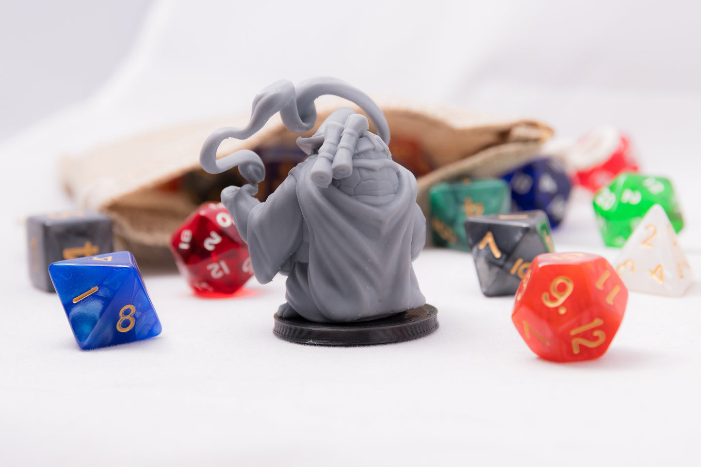 Tortle Sorcerer, 3D Printed Resin Miniature