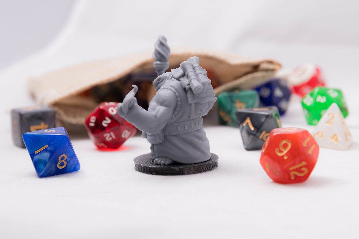 Tortle Sorcerer Variant, 3D Printed Resin Miniature