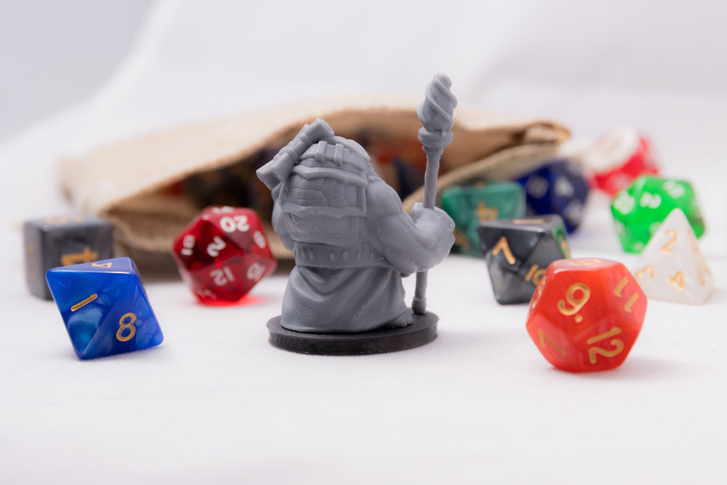 Tortle Sorcerer Variant, 3D Printed Resin Miniature