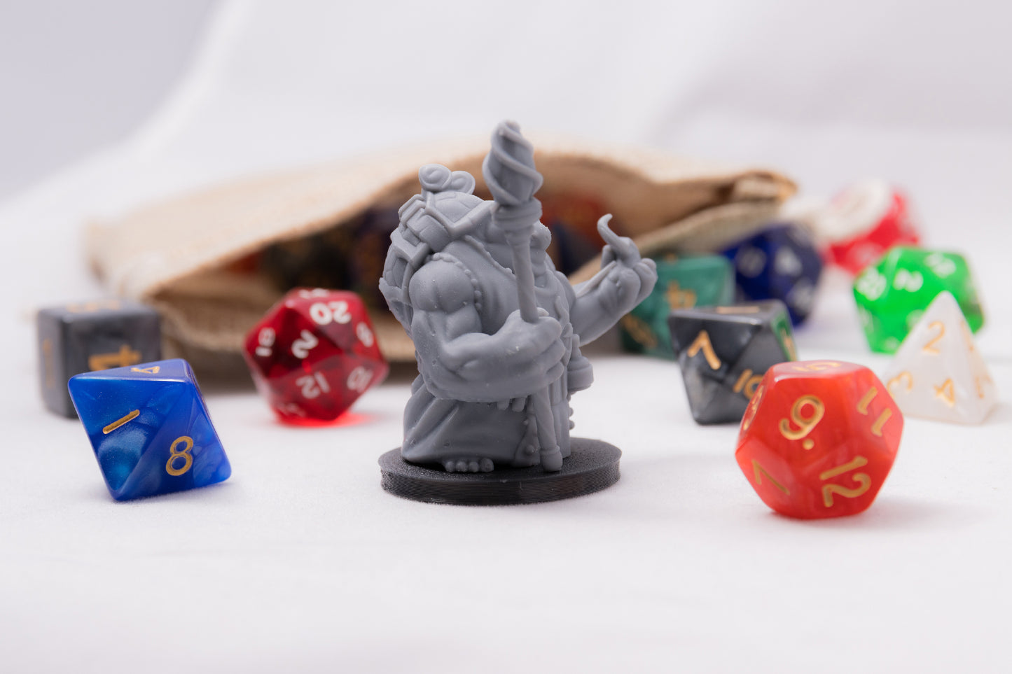 Tortle Sorcerer Variant, 3D Printed Resin Miniature