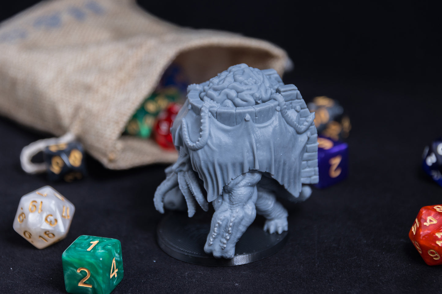 Ilithid Tortle, 3D Printed Resin Miniature