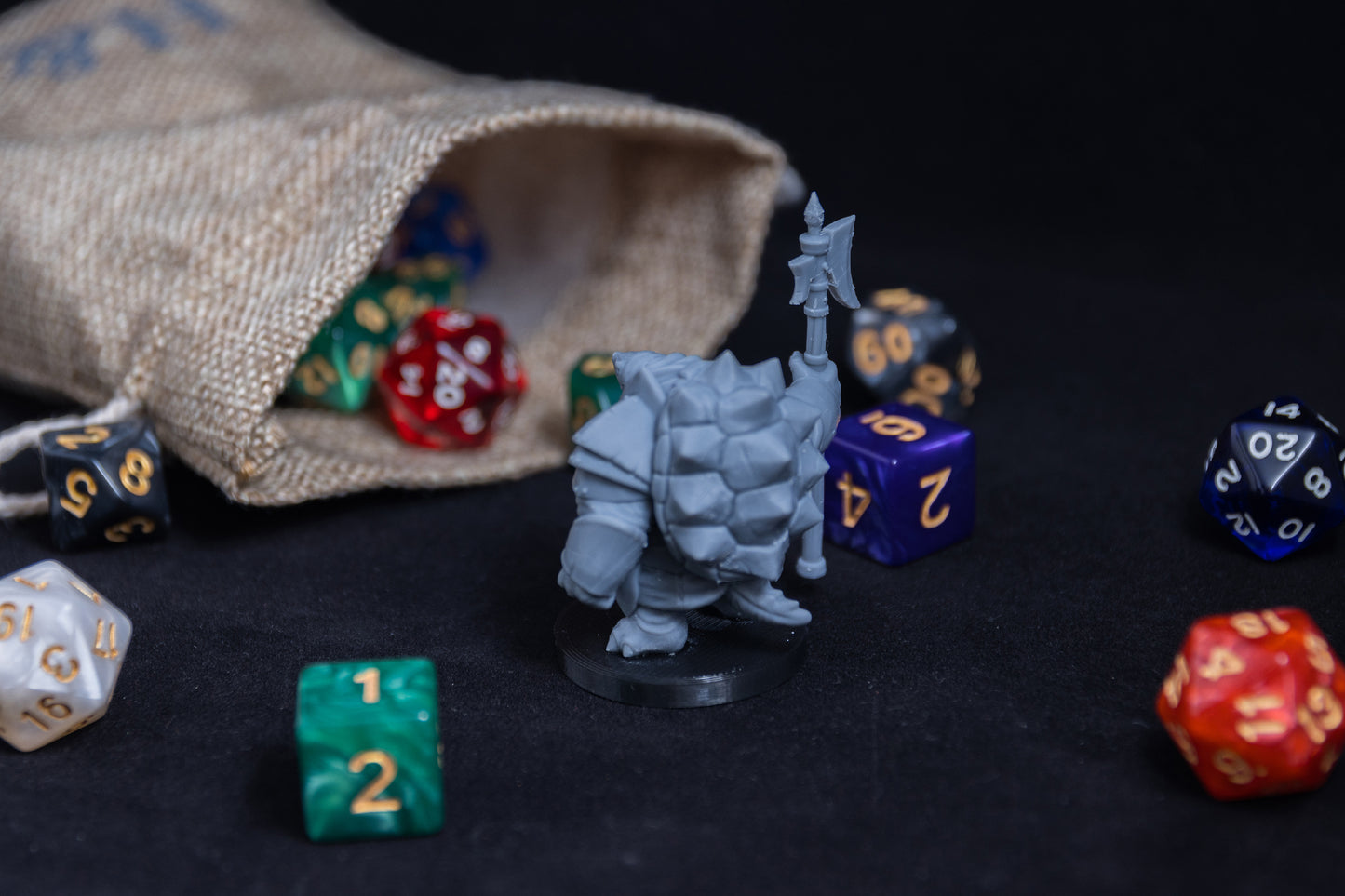 Tortle Armoured, 3D Printed Resin Miniature