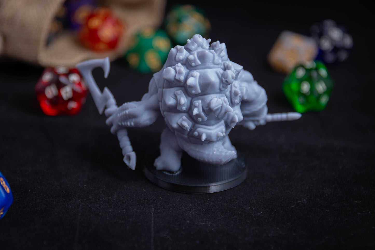 Tortle Warlord, 3D Printed Resin Miniature