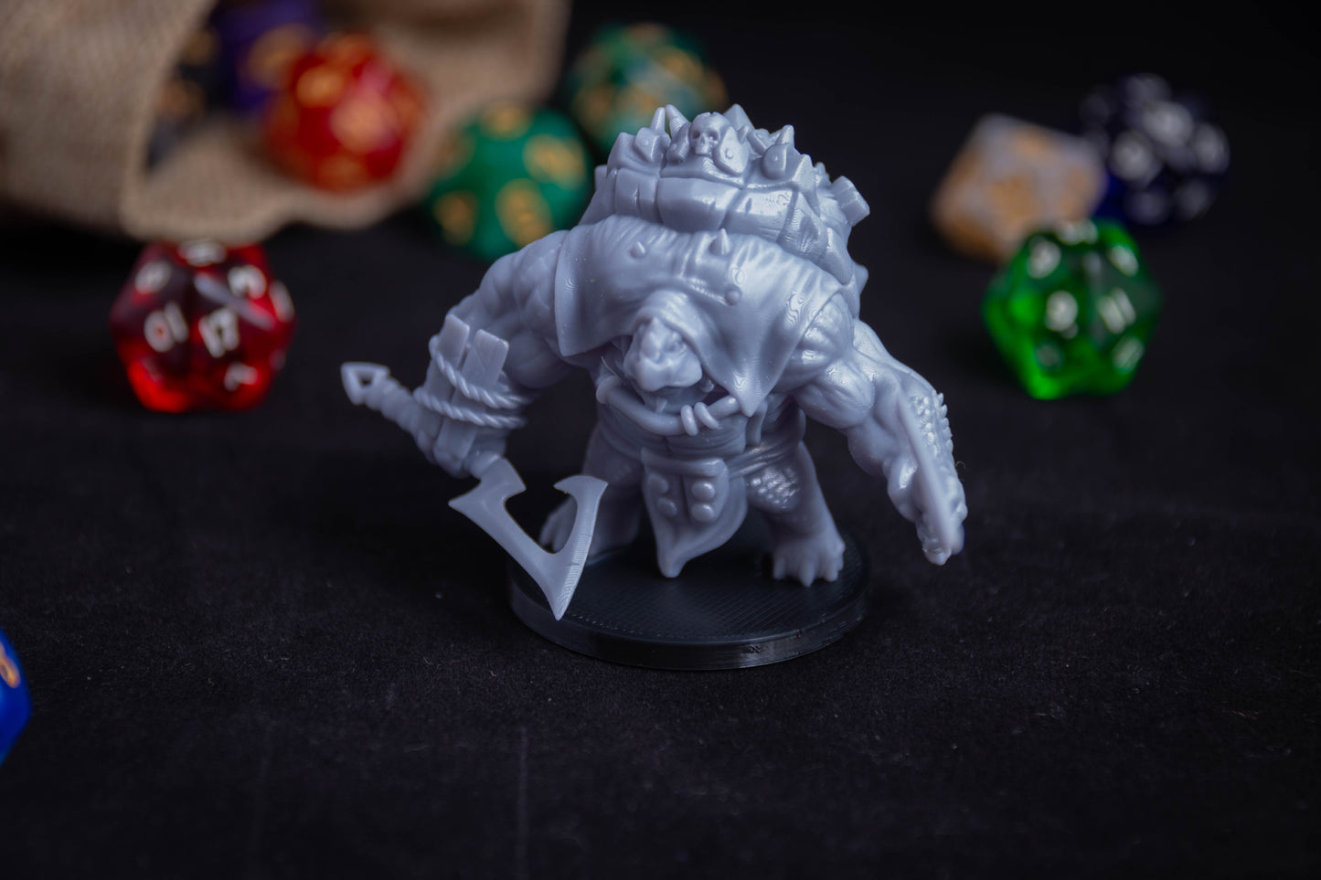 Tortle Warlord, 3D Printed Resin Miniature