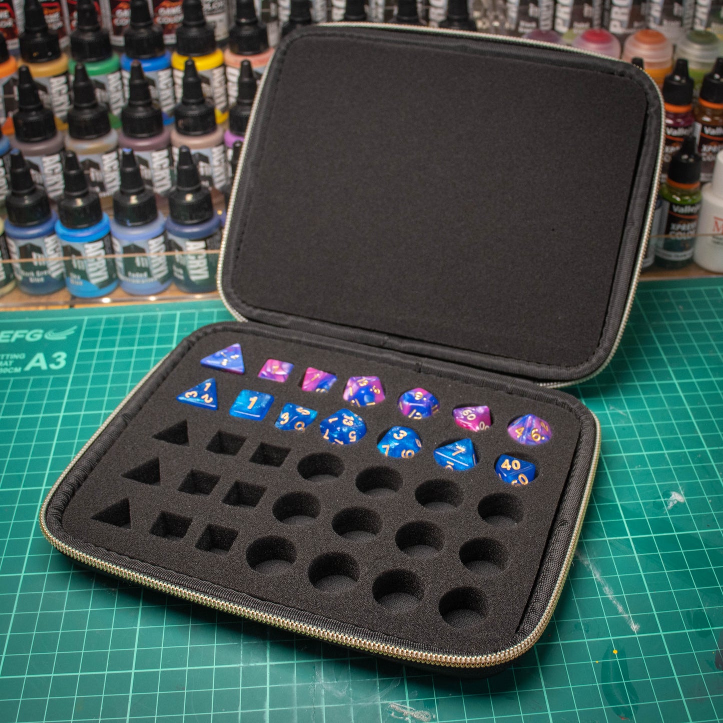 35 Dice Case, ideal for D&D Dice