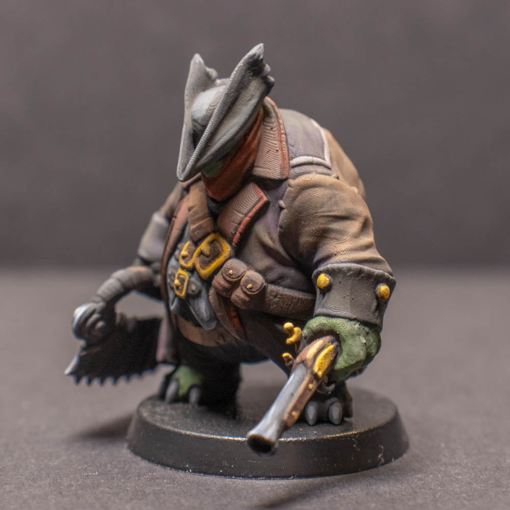 Tortle Blood Hunter, Painted Miniature