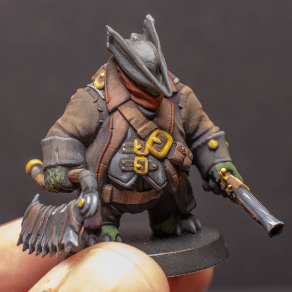 Tortle Blood Hunter, Painted Miniature