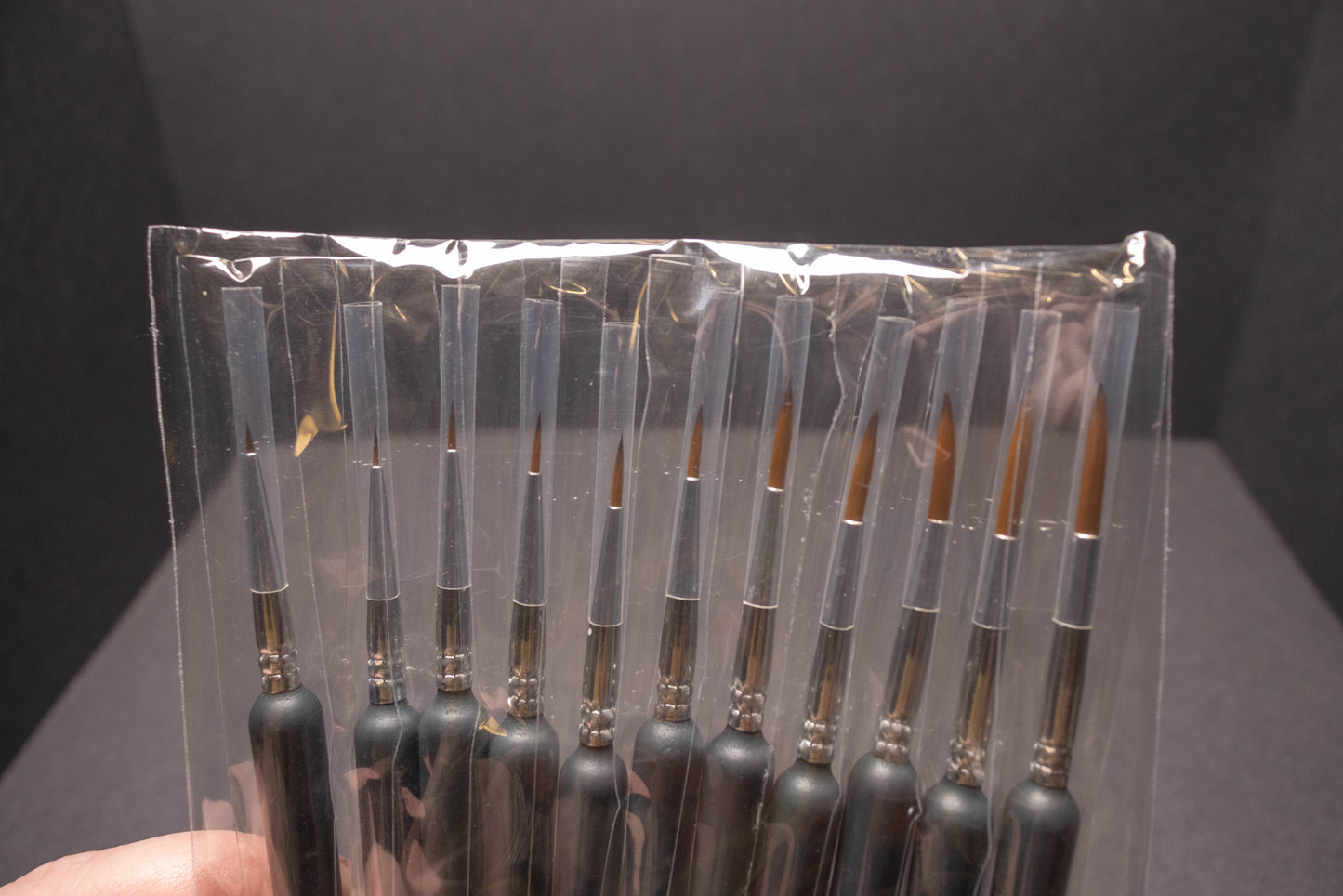 EnS - 11 piece Miniature Synthetic Brush Set - Brushes Only