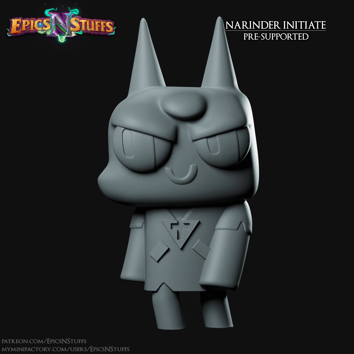 Narinder Initiate Miniature, 3D Printed Resin Miniature