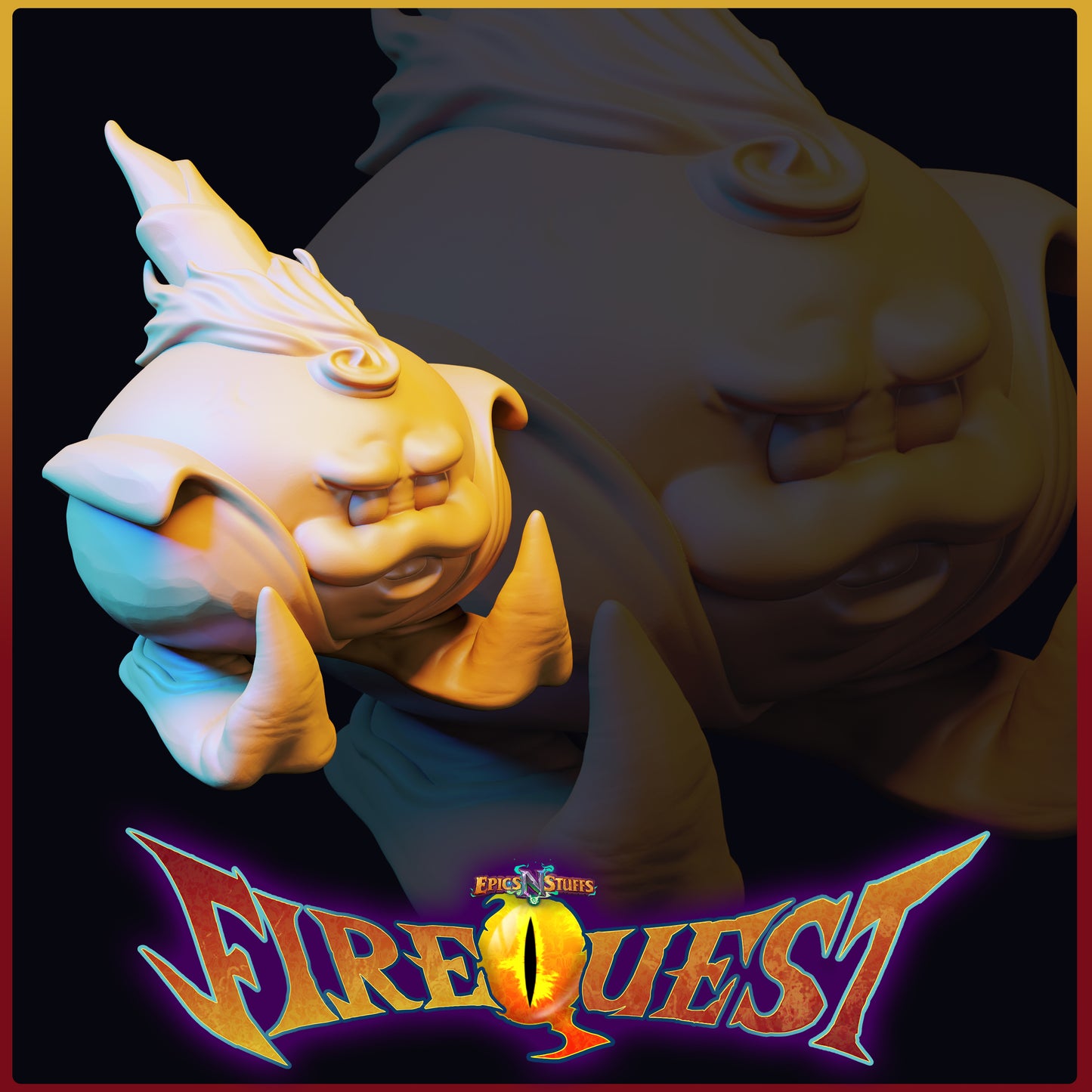 Peco - Breath of Fire III, 3D Printed Miniature