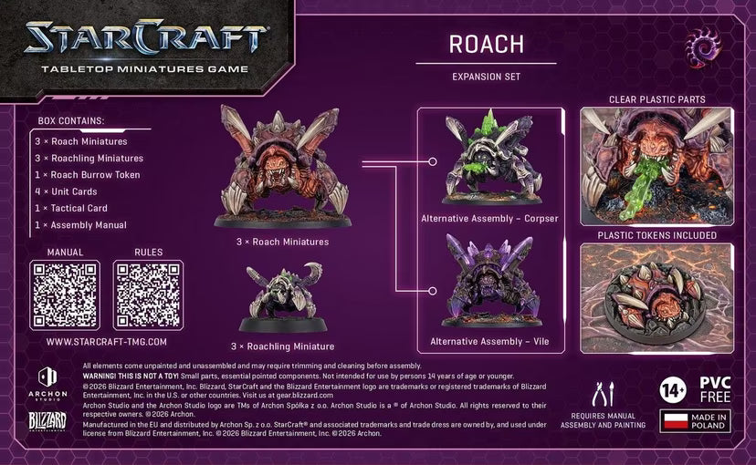 StarCraft: Roach - Zerg - Expansion Set