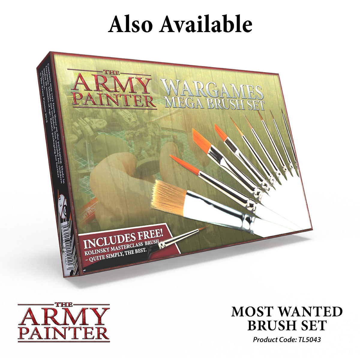The Army Painter - Most Wanted Brush Set