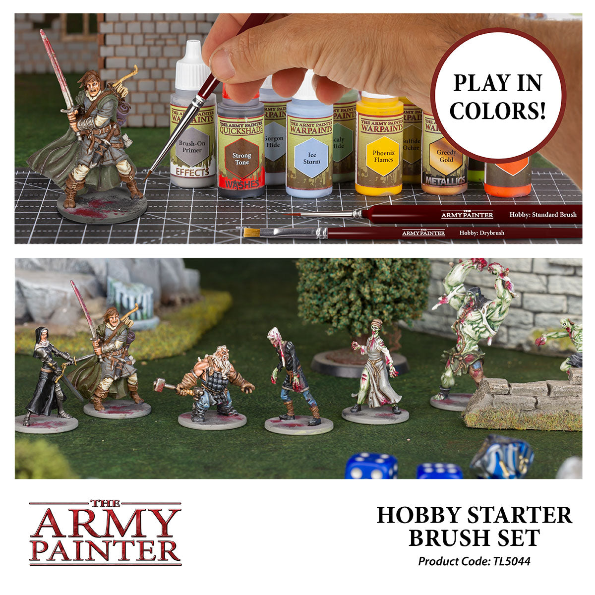 The Army Painter - Hobby Starter Brush Set